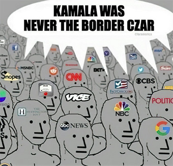 Kamala was never border czar