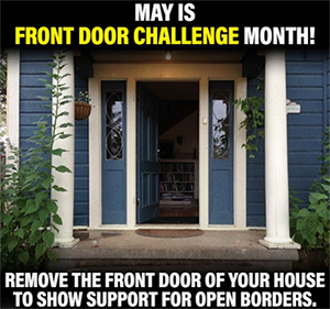 Remove your front door to support open borders