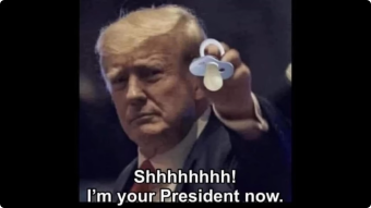 Shhhh - I'm your President now