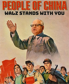 Walz stands with people of China