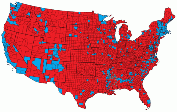 2024 election results by county mostly complete