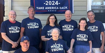 Walz family for Trump